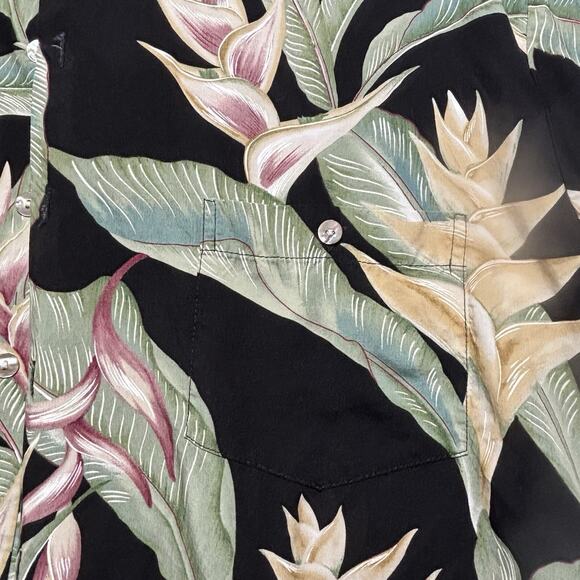 Vintage Tori Richard Hawaiian Shirt Mens 2XL Tropical Rayon Mother Pearl USA EUC - Picture 8 of 14